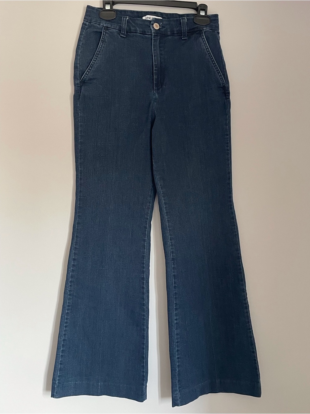 Nine West Dark Blue Flared Women's Jeans